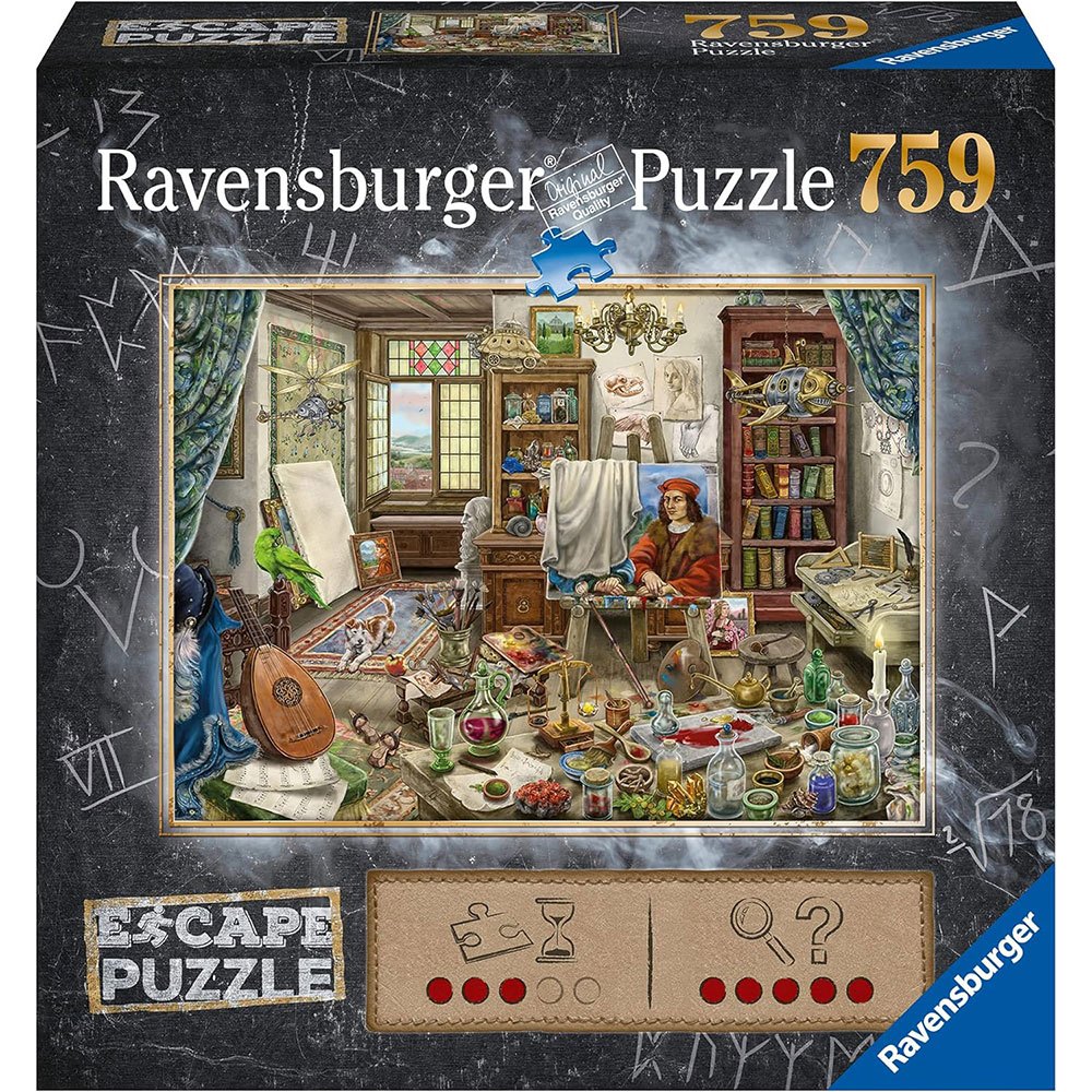 德國Ravensburger 維寶拼圖 Escape系列藝術家的工作室(759P) RV16843