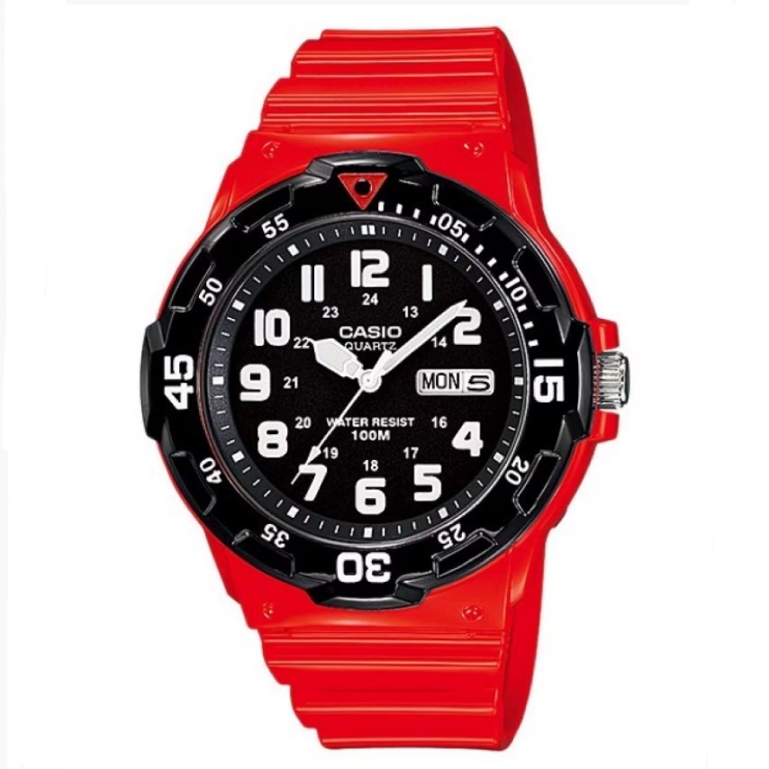【CASIO 卡西歐】潛水風錶款 MRW-200HC-4B 44.6mm 現代鐘錶