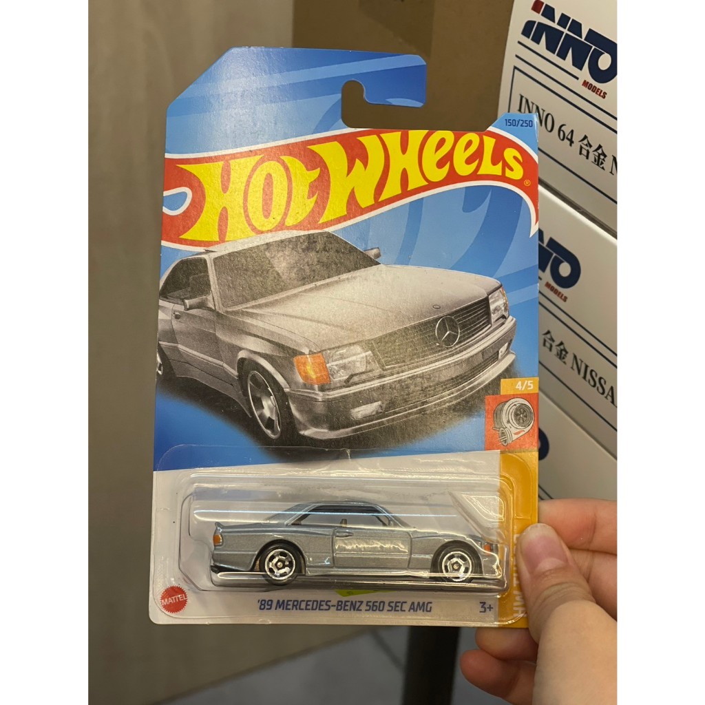 (小賈車庫) 1/64 HOT WHEELS 風火輪 89 MERCEDES-BENZ 560 SEC AMG