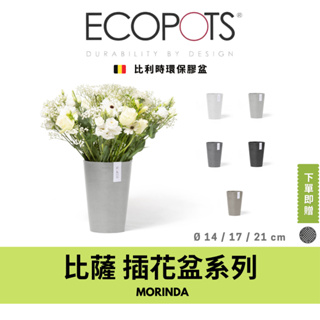 ECOPOTS 比利時環保盆 Pisa系列 無孔高盆 現貨 植栽 花盆 盆器｜Potti Pianta