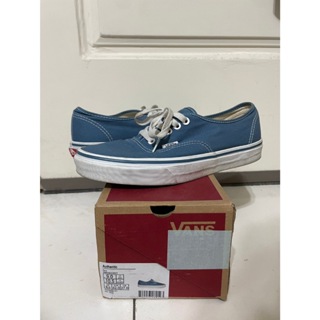 VANS AUTHENTIC ERA 滑板鞋 藍 男