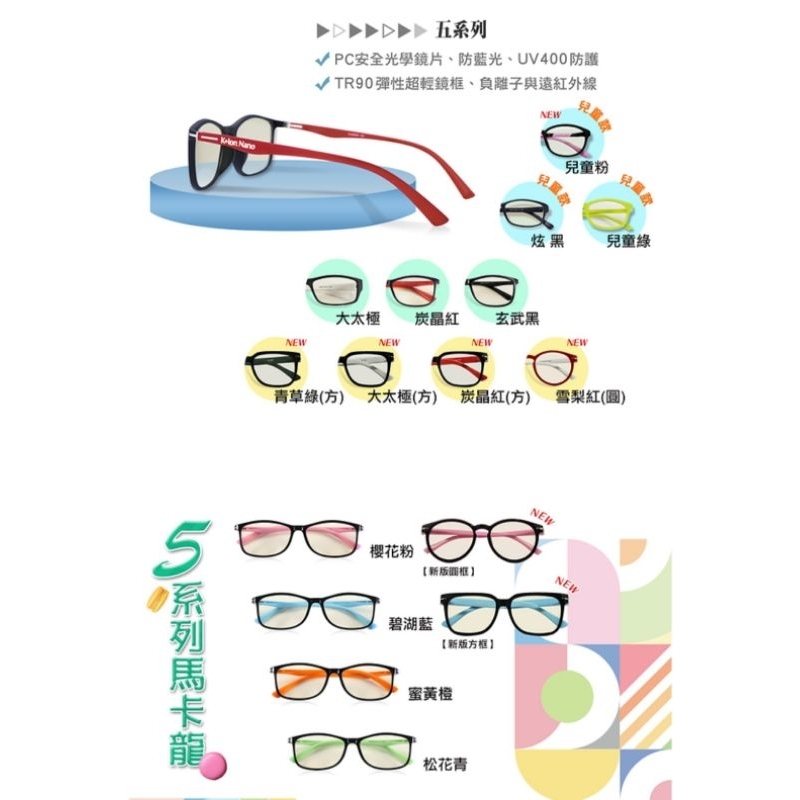 （預購）［康立］五合一負離子眼鏡  功能性眼鏡客戶建議售價3500元