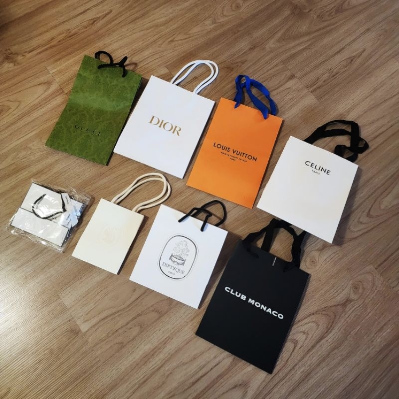 保證正品名牌紙袋★LV/GUCCI/CHANEL/DIOR/CELINE/DIPTYQUE/施華洛世奇