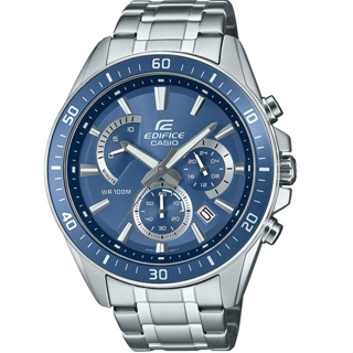CASIO卡西歐 EDIFICE 三針三眼 日期顯示 計時碼錶 EFR-552D-2A_43.8mm