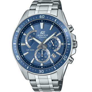 CASIO卡西歐 EDIFICE 三針三眼 日期顯示 計時碼錶 EFR-552D-2A 43.8mm