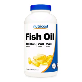 +樂活態度+nutricost 魚油軟膠囊100mg,240顆 美國原裝進口