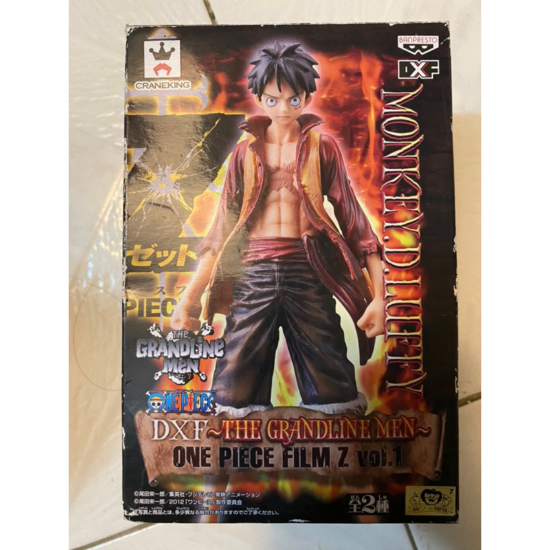 航海王 DXF ONE PIECE FILM Z vol.1 劇場版 Z魯夫 日版 金證