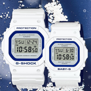 ∣聊聊可議∣CASIO卡西歐 G-SHOCK&BABY-G 純白冬季40週年紀念 天使與惡魔限量對錶 LOV-23A-7