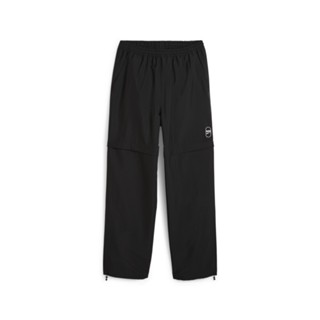 PUMA 長褲 流行系列 DOWNTOWN 180 黑色 二合一 長風褲 中性 62437801
