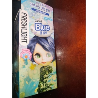 二手 平價 染髮 Fresh Light 富麗絲泡泡染系列 cool blue 靜謐海洋藍 泡泡染