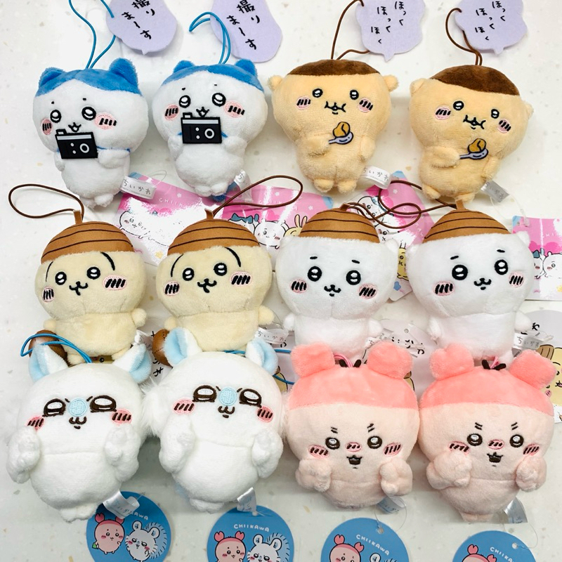❤Lika小舖❤日本正版全新現貨Chiikawa小可愛景品玩偶布偶娃娃吉伊卡哇ちいかわ 小可愛小八貓 小桃吊飾