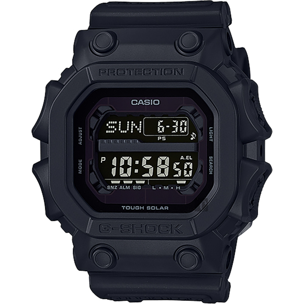 ∣聊聊可議∣CASIO 卡西歐 G-SHOCK 超級耐衝擊電子錶-黑/55.5mm GX-56BB-1