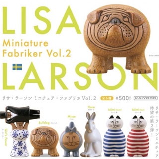 ［mitoe扭蛋天地］海洋堂 陶藝家麗莎 拉爾森 Lisa Larson 小陶貓 條紋貓 系列公仔（第二彈）