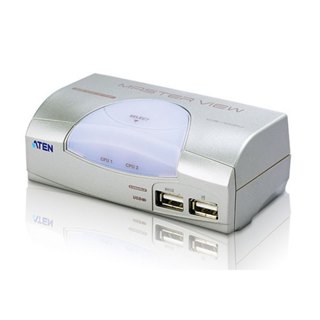 ATEN 2埠USB VGA多電腦切換器CS102U置放久未使用