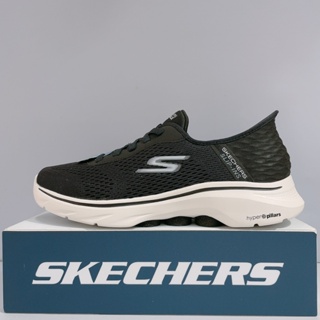 SKECHERS GO WALK 7 男生 黑色 瞬穿 鬆緊帶 舒適 輕量 懶人鞋 運動 休閒鞋 216648BKW