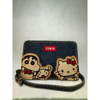 蠟筆小新 Edwin Hello Kitty聯名卡夾