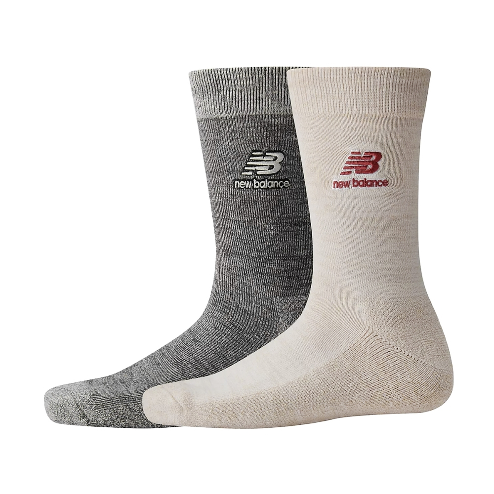 New Balance Crew Socks 中筒襪 長襪 杏色 灰 厚底毛巾布 襪子 LAS33562AS1