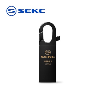 (福利品) SEKC COB USB3.1 128GB 金屬勾勾碟 (R/W:180/20) (SDM32128G)