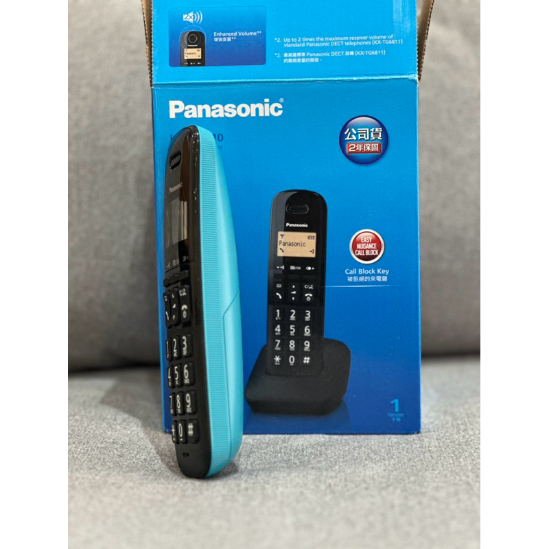#出清#國際牌 Panasonic 松下公司貨 數位DETC 無線電話 KX-TGB310TW 9.9成新 保固內