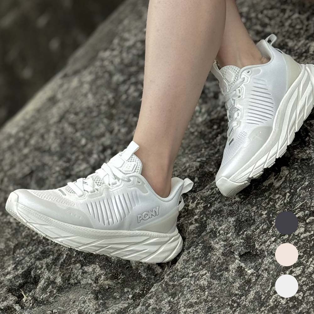 【PONY】POKA 減震輕量慢跑鞋 中性款-女鞋-三色