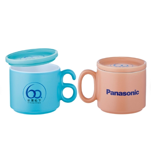 *蝦蝦果園*Panasonic 國際牌 60周年紀念馬克杯對杯2入組/SP-2388