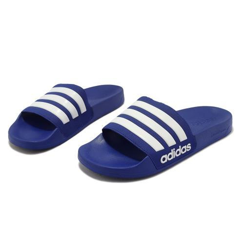 Adidas 拖鞋  男 女  防水  運動 家居 游泳 雨天 快乾 輕量 舒適 好穿 夏天   藍 GW1048