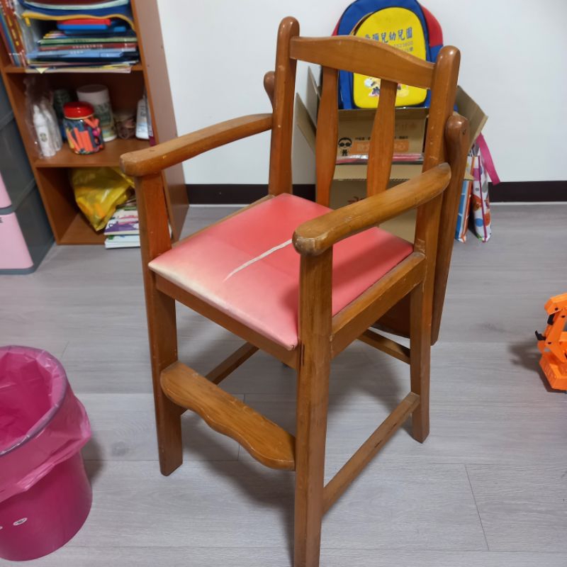 兒童木製高腳餐椅 兒童餐椅