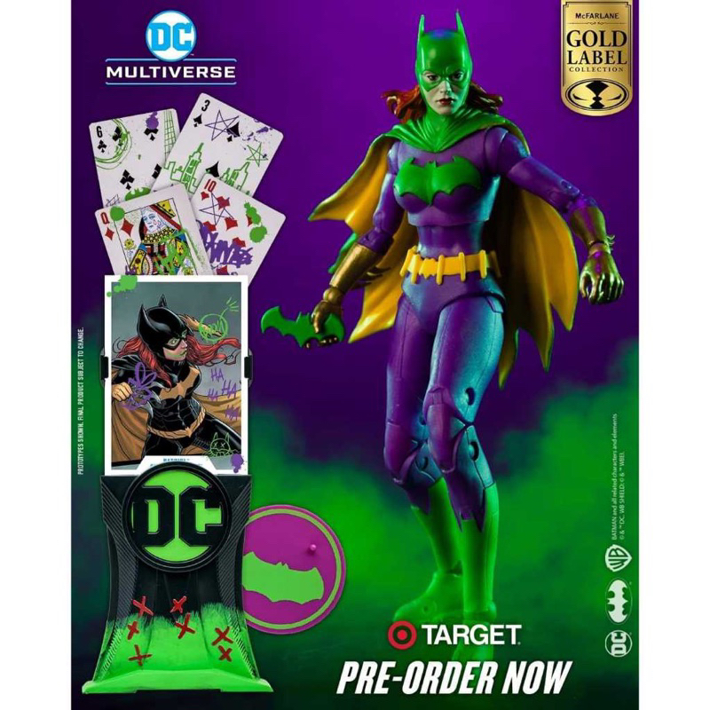 {克拉克玩具｝代理版 麥法蘭 DC 7吋 金標 小丑化 蝙蝠女 Batgirl 蝙蝠俠系列