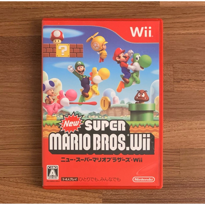Wii 新超級瑪利歐兄弟 日文版 瑪利歐 馬力歐 Mario 正版遊戲片 原版光碟 純日版 日版適用 任天堂