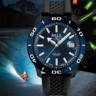 ２４期分期【高雄時光鐘錶】瑞士 BALL 波爾 DM3090A-P11J-BE 300米防水 潛水 機械腕錶