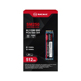 (福利品) SEKC SM250 512GB NVMe M.2 2280 PCIe 固態硬碟