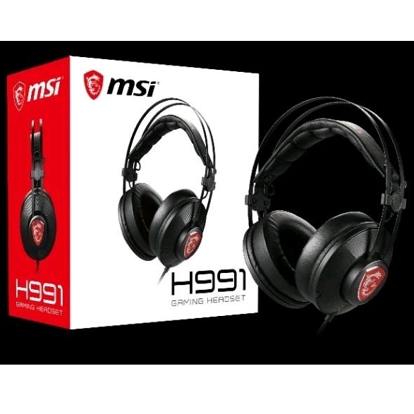 [全新] MSI Gaming Headset H991 電競耳機 耳機 有線耳機 電競 耳麥 電腦 筆電 MSI耳機