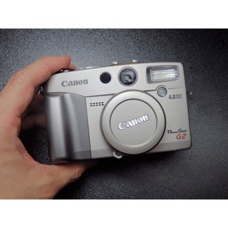 <<老數位相機>>CANON POWERSHOT G2 (CCD / 大光圈 / 翻轉螢幕 / 旗艦機)