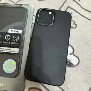 [近全新][正品] UNIU iPhone 13 Pro Max 手機殼 皮革手機殼