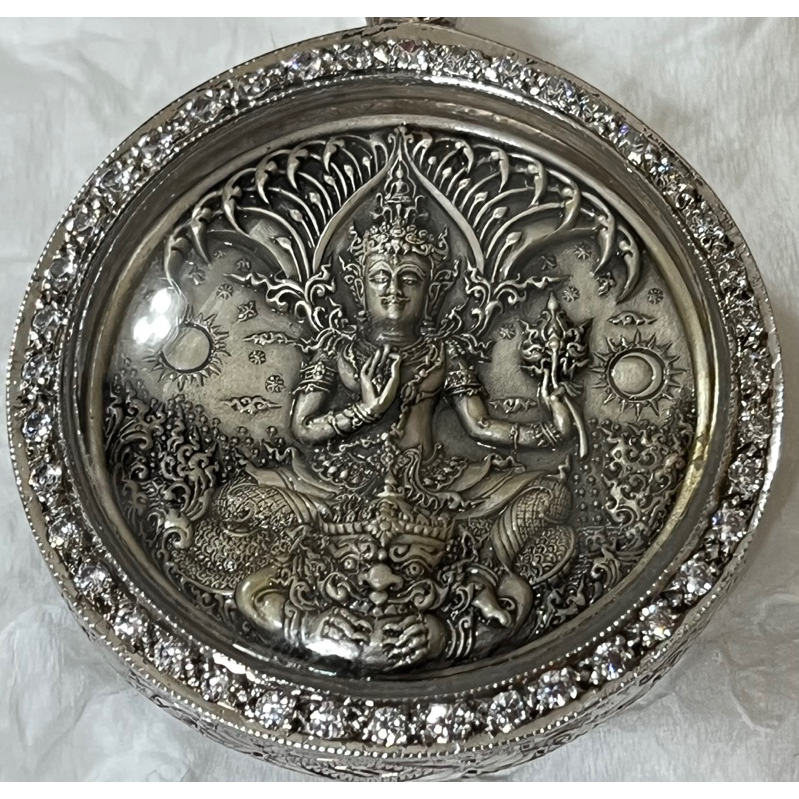 💎神級藝術家💎白廟澤度金💎純銀版本💎(含殼約4cm適合佩戴的大小）