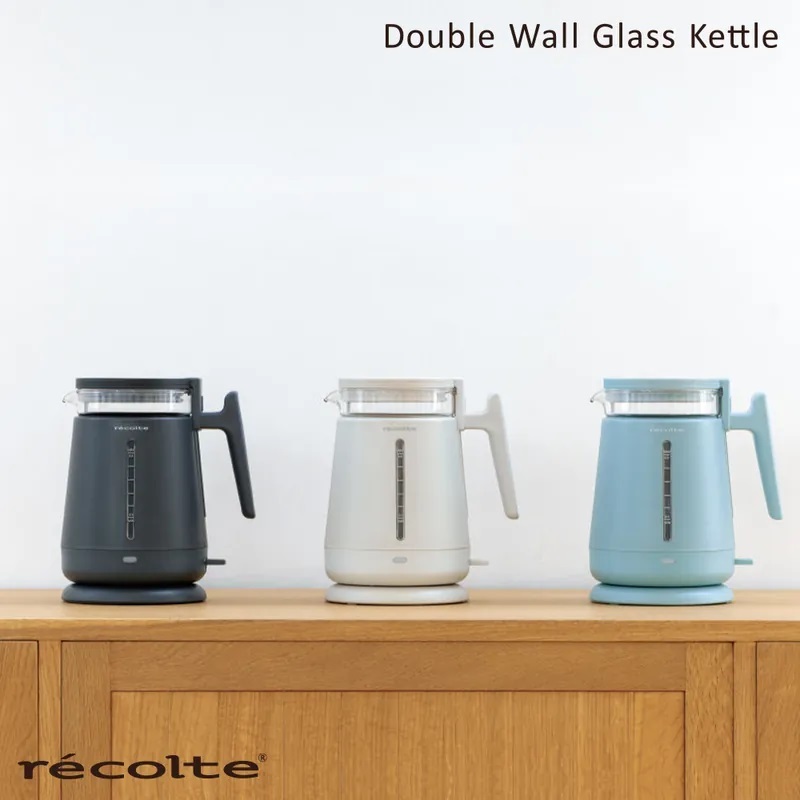 【日本recolte 麗克特】Double Wall Glass 玻璃電水壺-共2色《拾光玻璃》