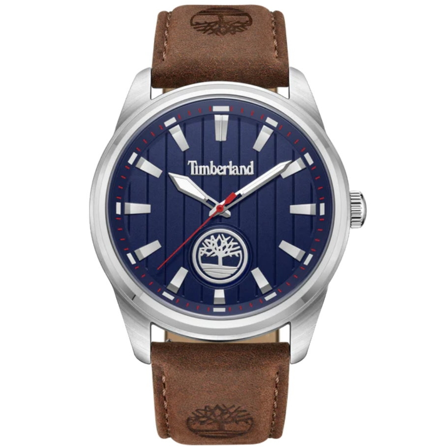 Timberland 天柏嵐 NORTHBRIDGE系列 條紋造型腕錶 -藍色45mm(TDWGA0010203