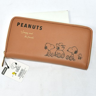 史努比 Snoopy 長夾 皮夾 錢包 卡包 合成皮革 日本正版 ks603