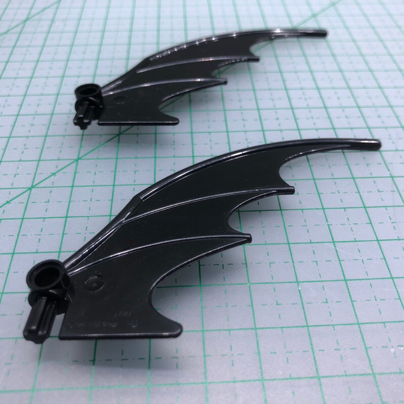 LEGO 積木零件 55706 翅膀 科技零件 黑色 一對 蝙蝠車 蝙蝠俠