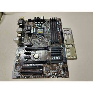 #1006 MSI H170A PC MATE 主機板 附檔板