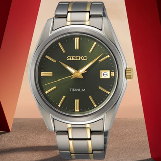 SEIKO精工 CS 鈦金屬簡約手錶 -40mm (SUR377P1/6N52-00B0G)
