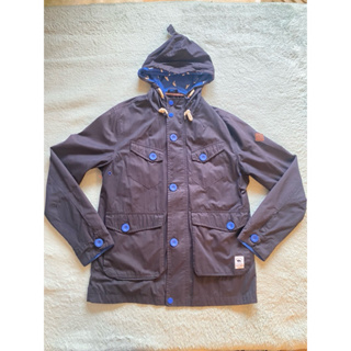 bellfeild 漁夫大衣 fishman parka 工裝外套 navy 防風 asos購入