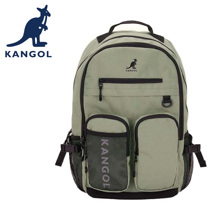 【小鯨魚包包館】KANGOL 英國袋鼠 後背包 64251743 淺綠 黑色