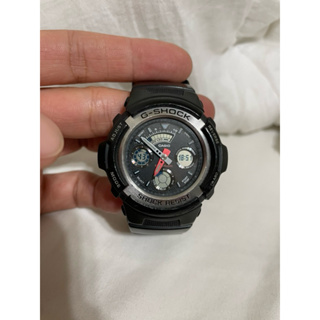 CASIO 卡西歐G-SHOCK 雙顯鬧鈴電子錶 AW-590 防水200米 電子錶 手錶 運動錶