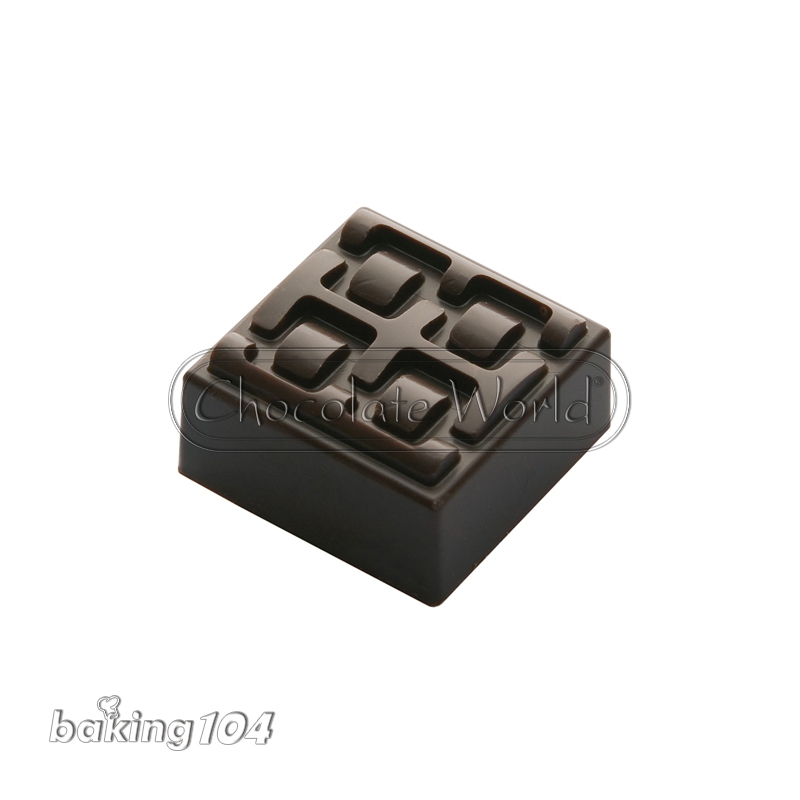 比利時 CHOCOLATE FORM 巧克力模 方型Bonbon PP CF0210