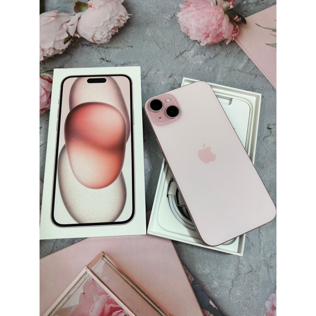 ❤️google五星評論店家❤️🎈出清拆封新品🎈🍎 Apple iPhone 15 Plus256GB粉紅色🍎螢幕6.7