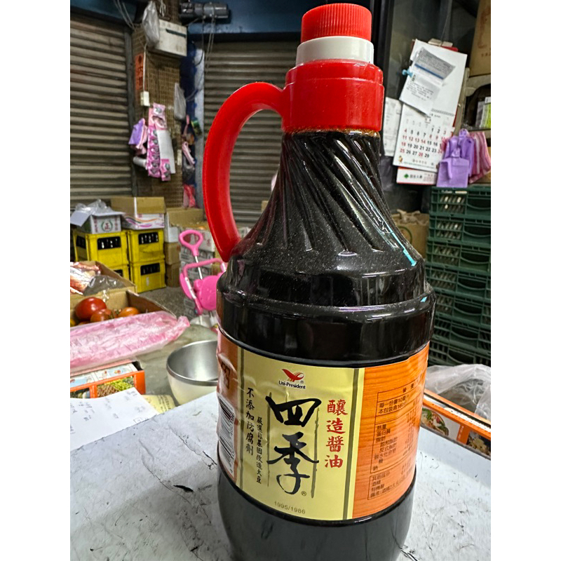 統一四季釀造醬油1600ml