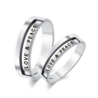 AchiCat．情侶對戒．純銀戒指．指引幸福．LOVE．尾戒．客製化刻字．單個．情人節禮物．AS20009