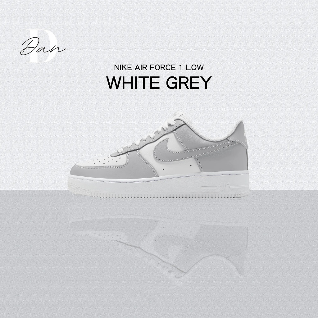 ΝΙΚΕ Air Force 1 Low "White Grey" 灰白 煙灰 AF1  FD9763-101