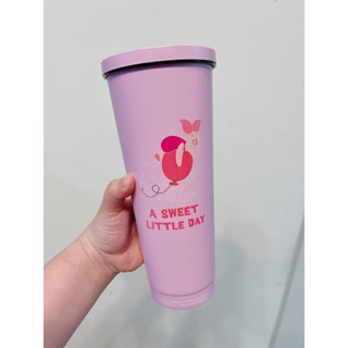 全家 環保杯 吸管杯 小豬款